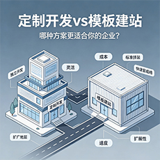 烟台建站-定制开发vs模板建站:哪种方案更适合你的企业?