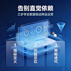 莱阳建站-告别直觉依赖：三步学会数据驱动网站运营