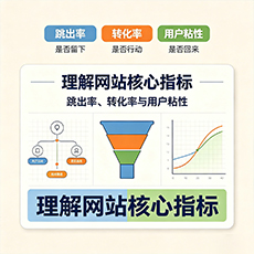 龙口建站-理解网站核心指标：跳出率、转化率与用户粘性