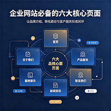 烟台建站-企业网站必备的六大核心页面