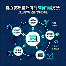 烟台建站-建立高质量外链的5种白帽方法